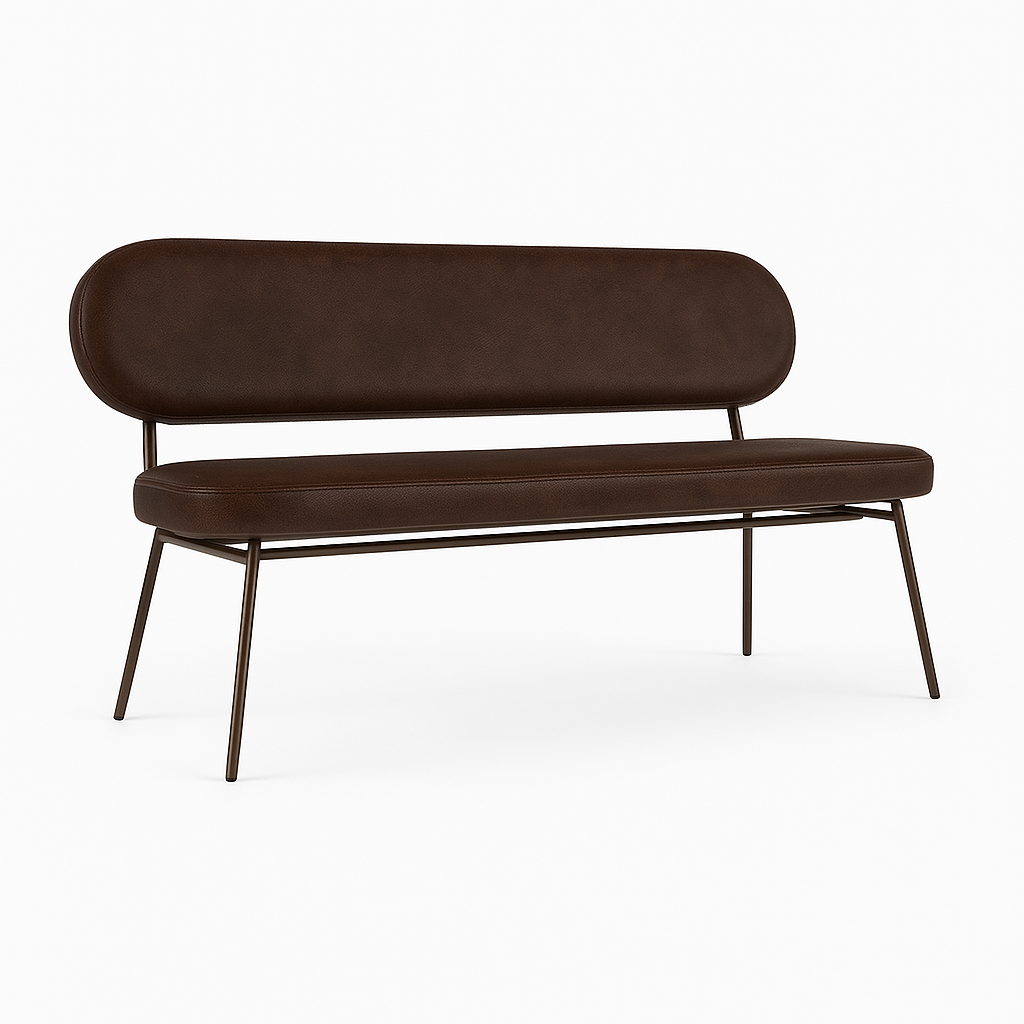Bancheta piele AMO culoare MARO