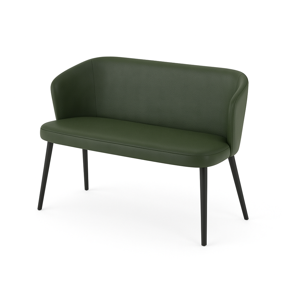 Bancheta piele BRUNO culoare VERDE