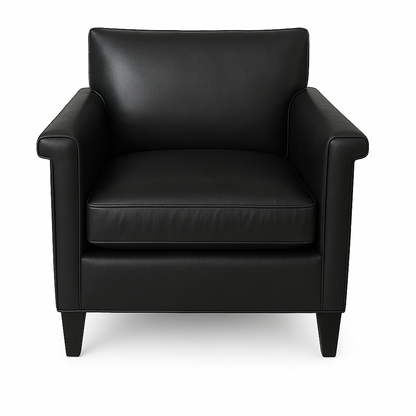 Fotoliu piele NEAGRA | model ESTE
