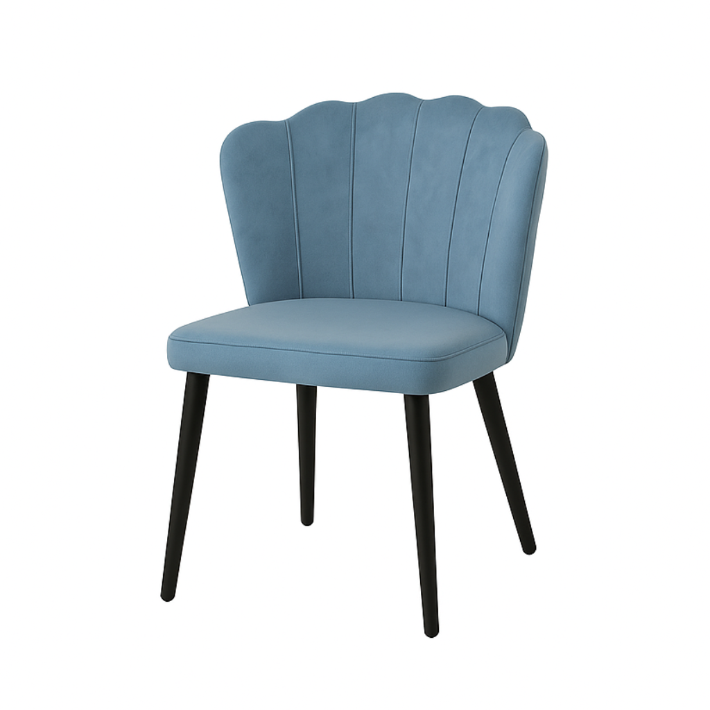 Scaun catifea ALBASTRA | model ARIA