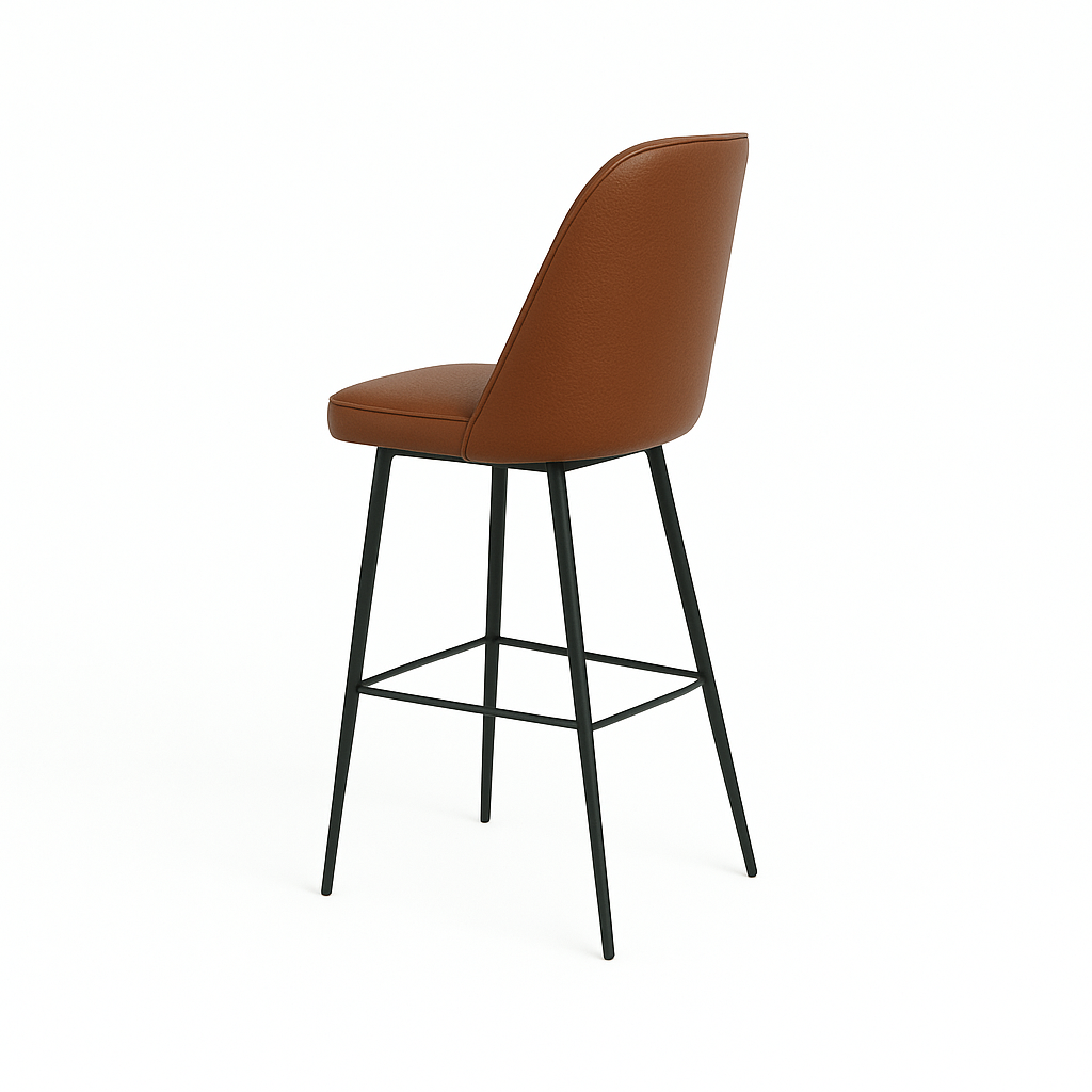 Scaun bar piele naturala MARO | model FOX