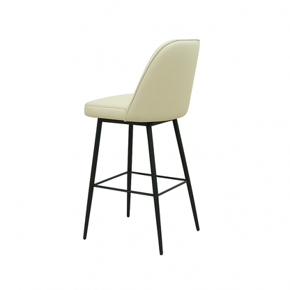 Scaun bar piele naturala GALBENA | model FOX