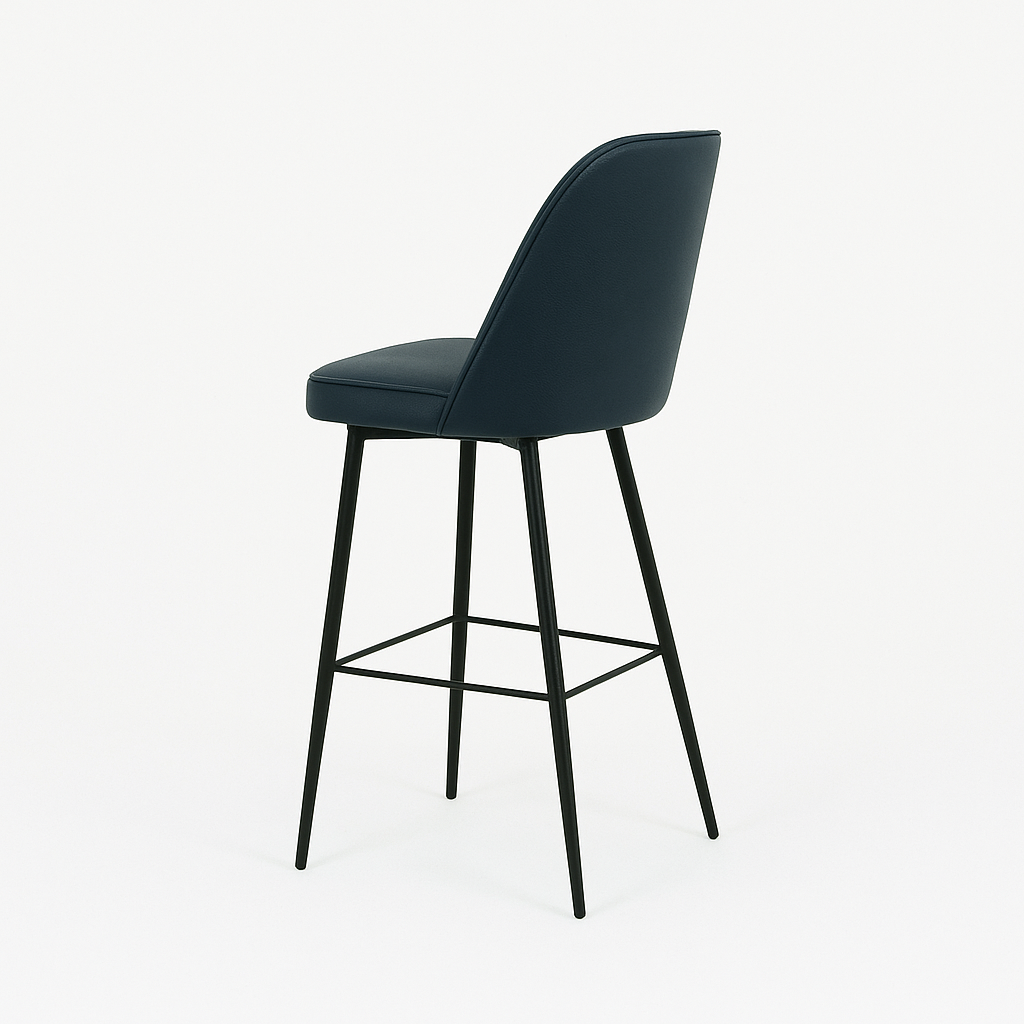 Scaun bar piele naturala BEJ | model FOX