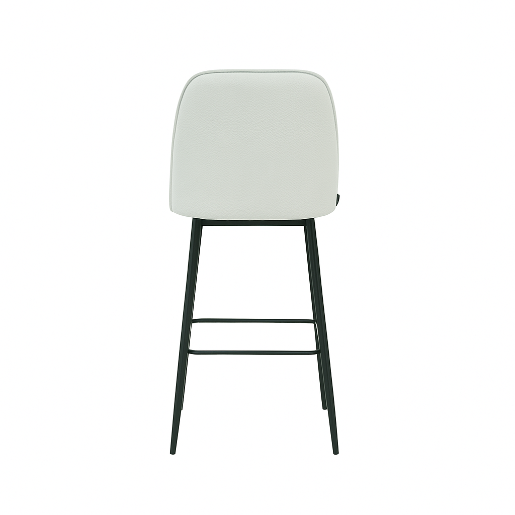 Scaun bar piele naturala BEJ | model FOX