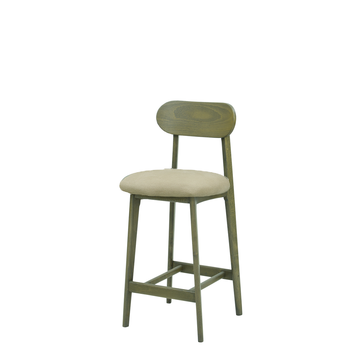 Scaun bar catifea BEJ | model CLEO