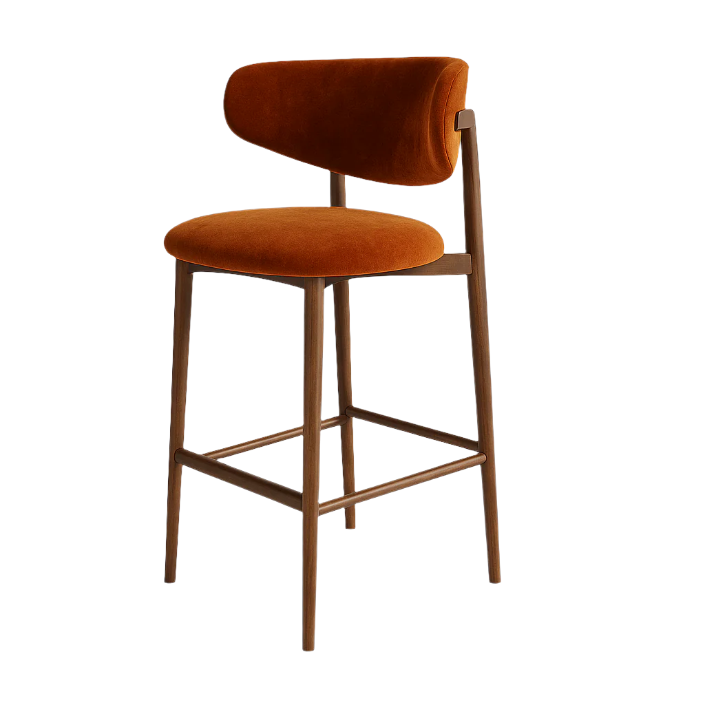 Scaun bar catifea MARO | model OLE