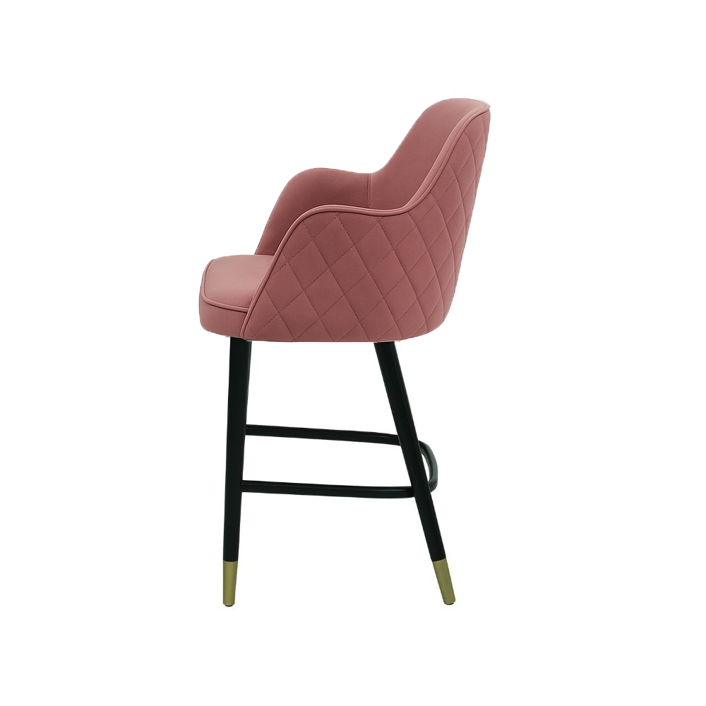 Scaun bar catifea VERDE | model PINO X