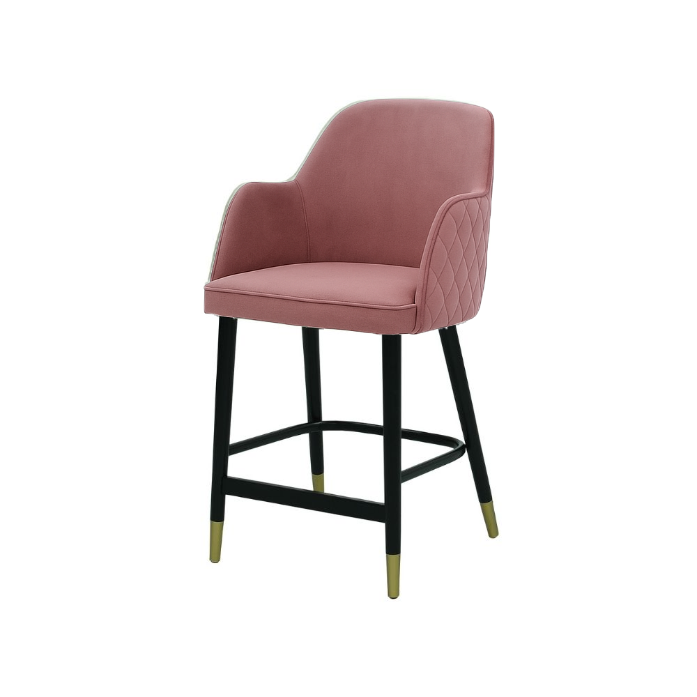 Scaun bar catifea BEJ | model PINO X