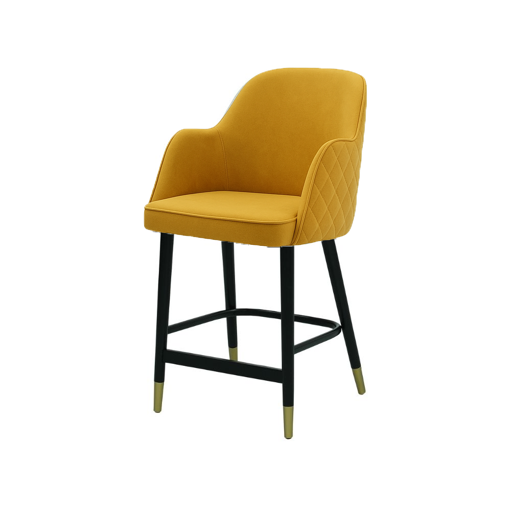 Scaun bar catifea BEJ | model PINO X