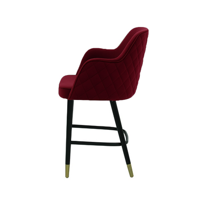 Scaun bar catifea BEJ | model PINO X