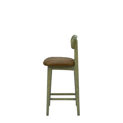 Scaun bar piele GALBENA | model CLEO
