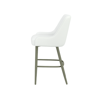 Scaun bar piele ALBASTRA | model GINA