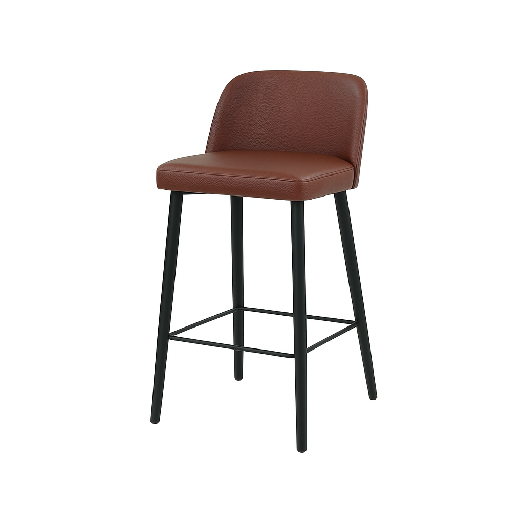 Scaun bar piele BEJ | model IVA