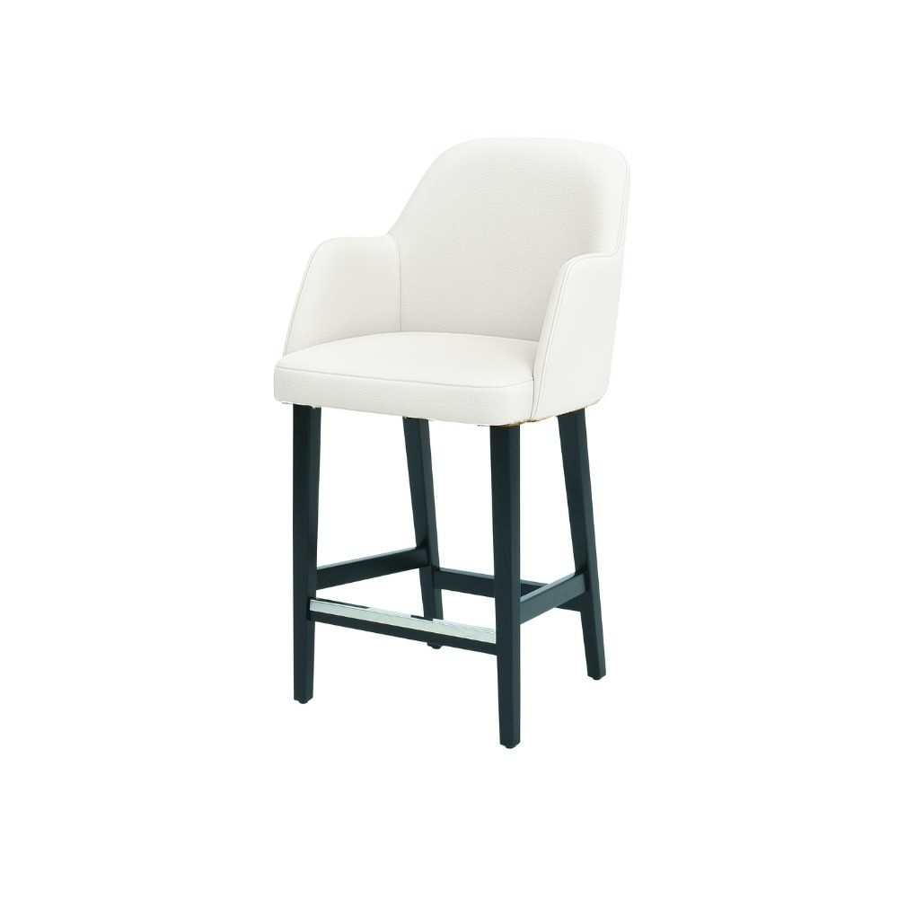 Scaun de bar piele ALBASTRA | model PINO