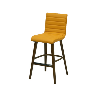 Scaun bar piele naturala BEJ | model RIGA