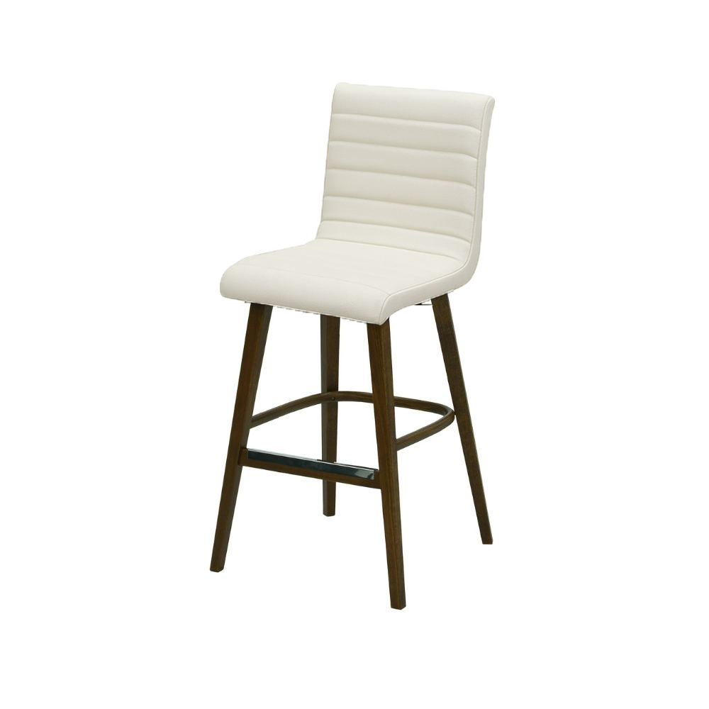 Scaun bar piele naturala GALBENA | model RIGA