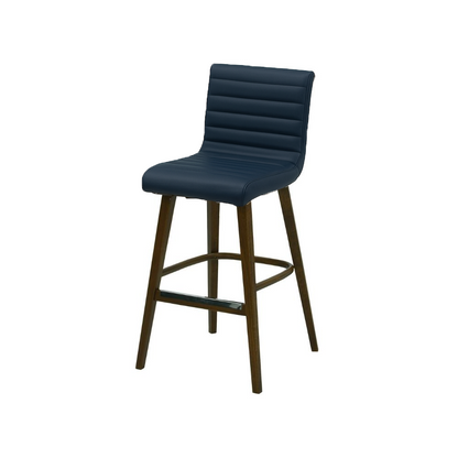Scaun bar piele naturala GALBENA | model RIGA