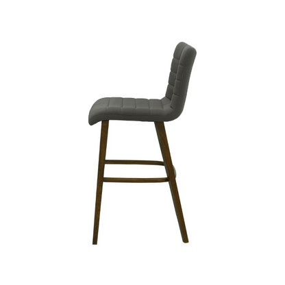 Scaun bar piele naturala ALBASTRA | model RIGA