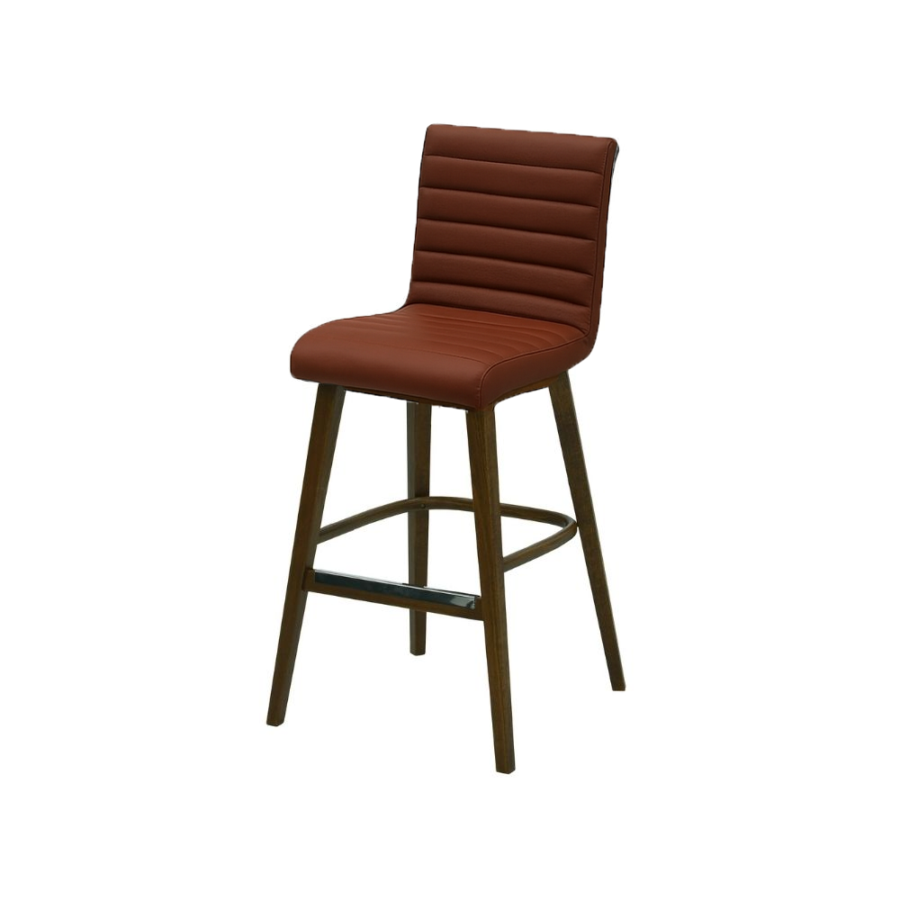 Scaun bar piele naturala BEJ | model RIGA