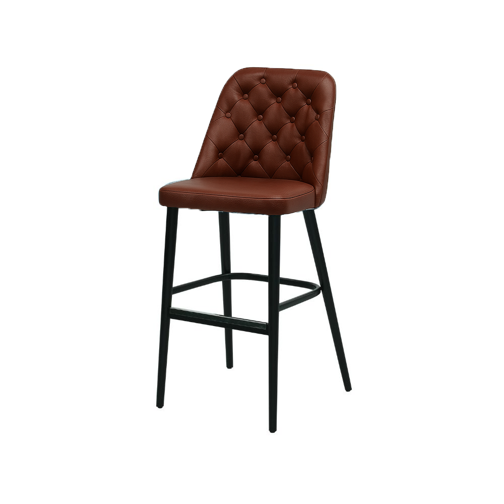 Scaun bar piele BORDO | model SCOT