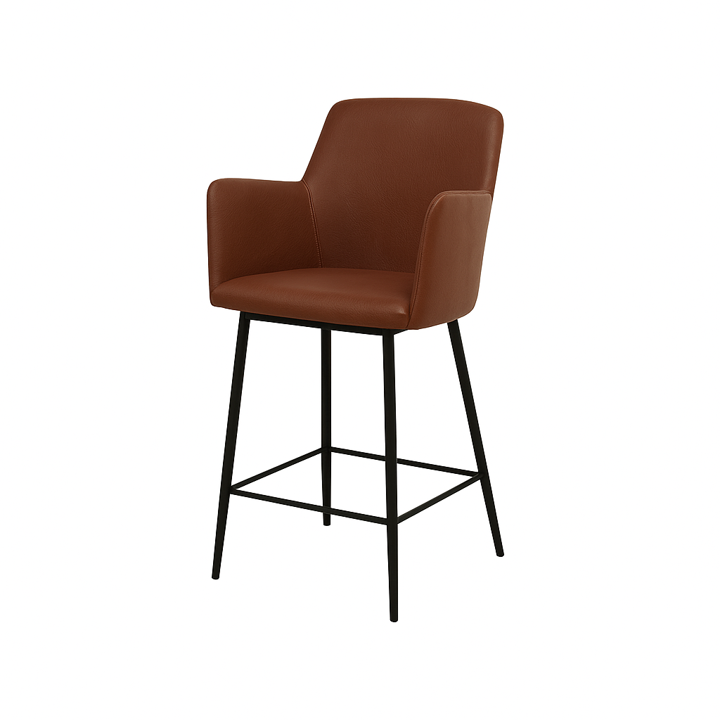 Scaun bar piele ALBA | model SIGMA