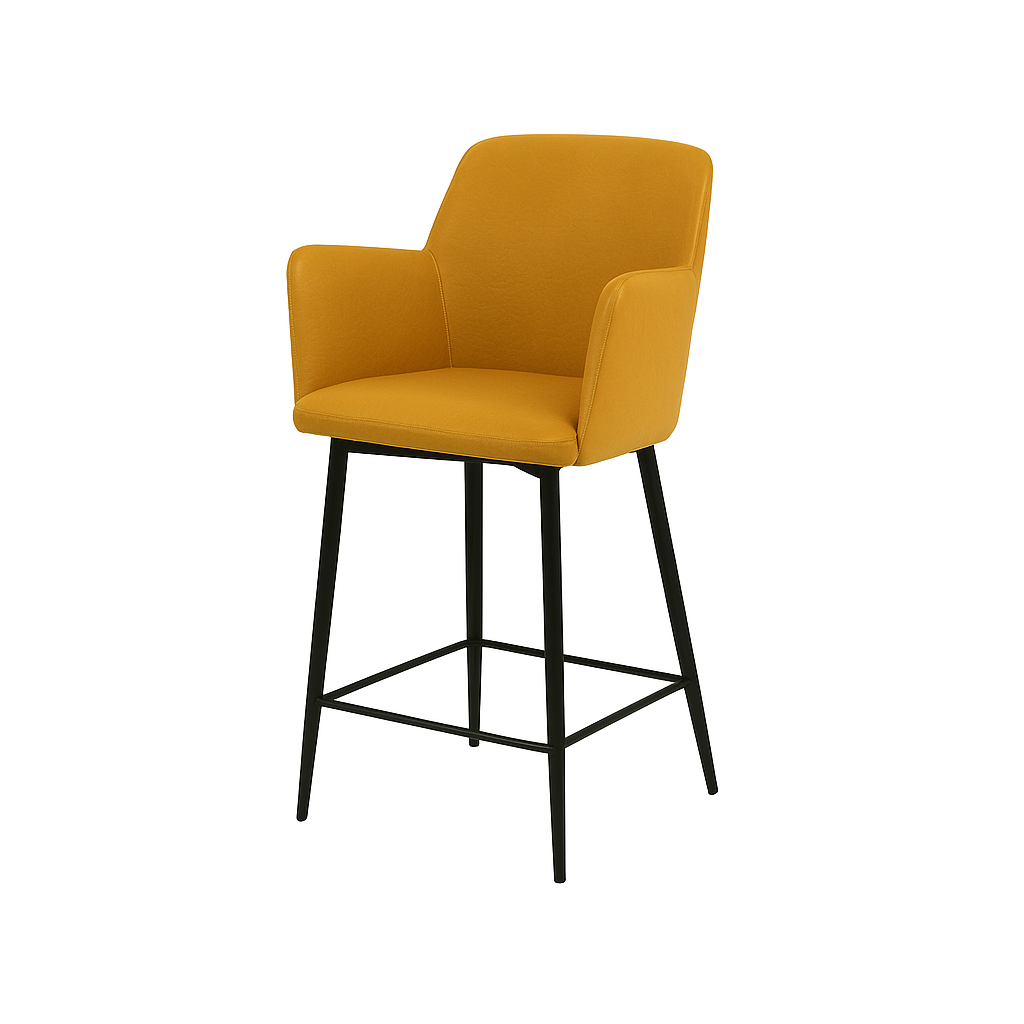 Scaun bar piele VERDE | model SIGMA