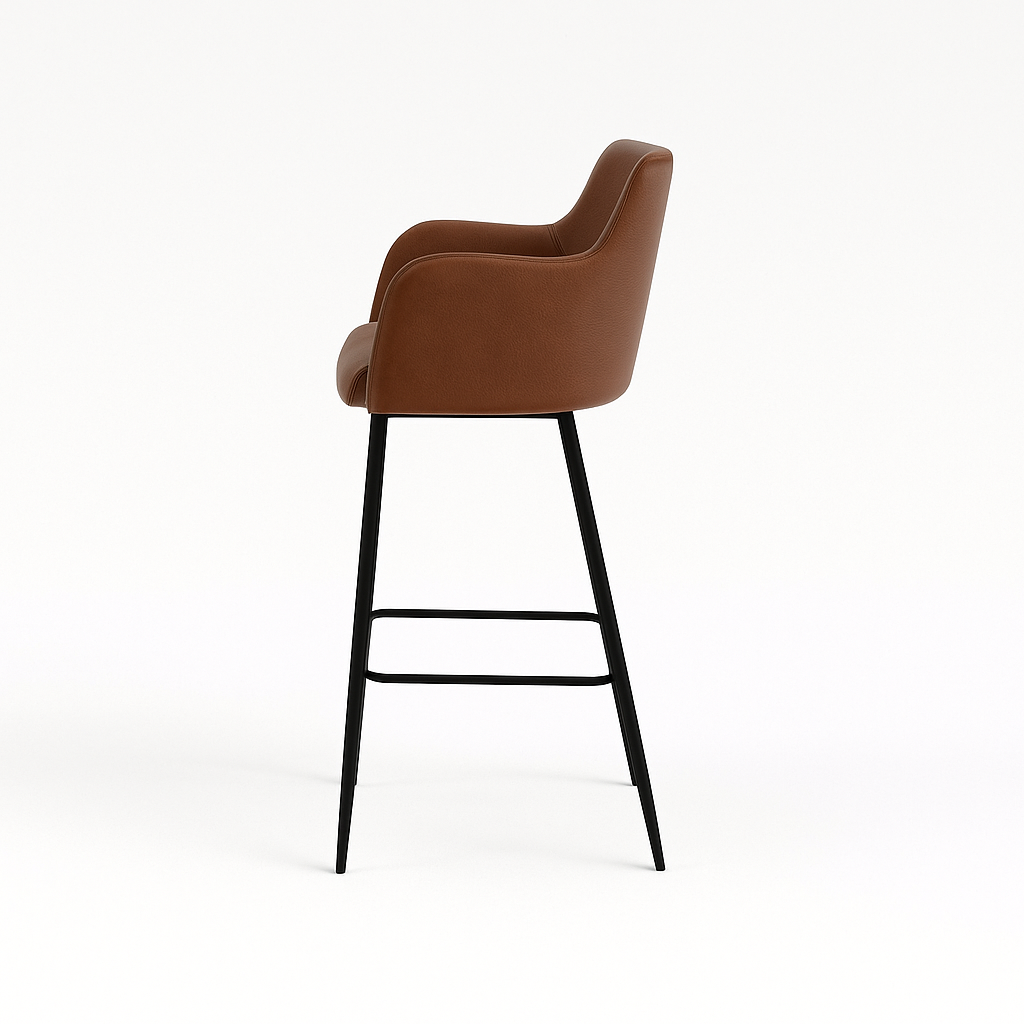 Scaun bar piele ALBA | model SINDY