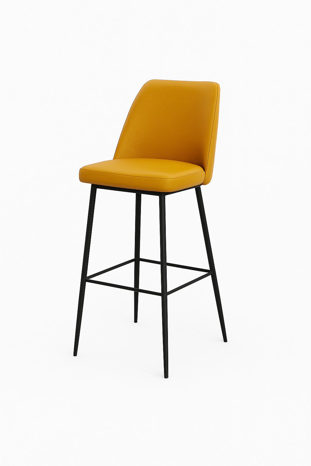Scaun bar piele ALBASTRA | model SOLO