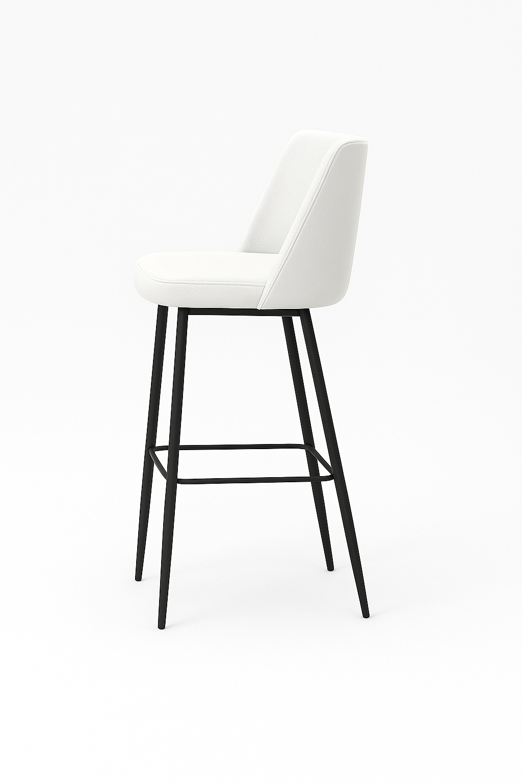 Scaun bar piele ALBASTRA | model SOLO