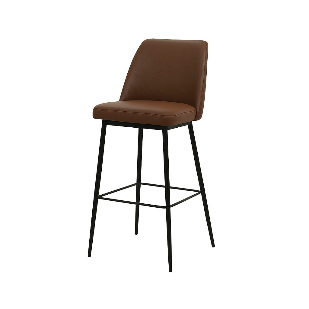 Scaun bar piele ALBA | model SOLO