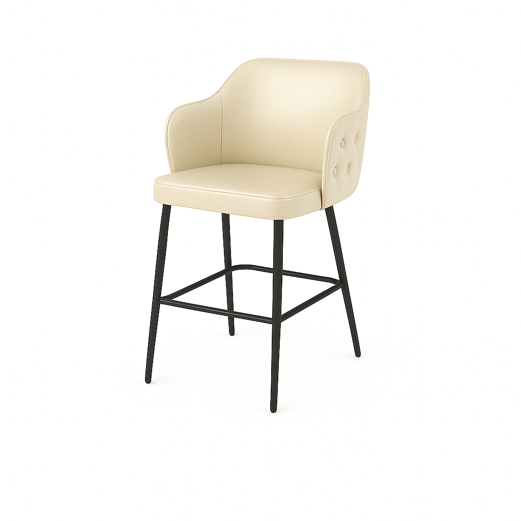 Scaun bar piele ALBASTRA | model TEONA