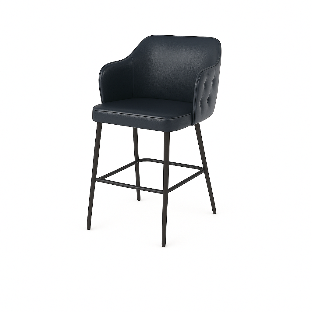 Scaun bar piele BORDO | model TEONA