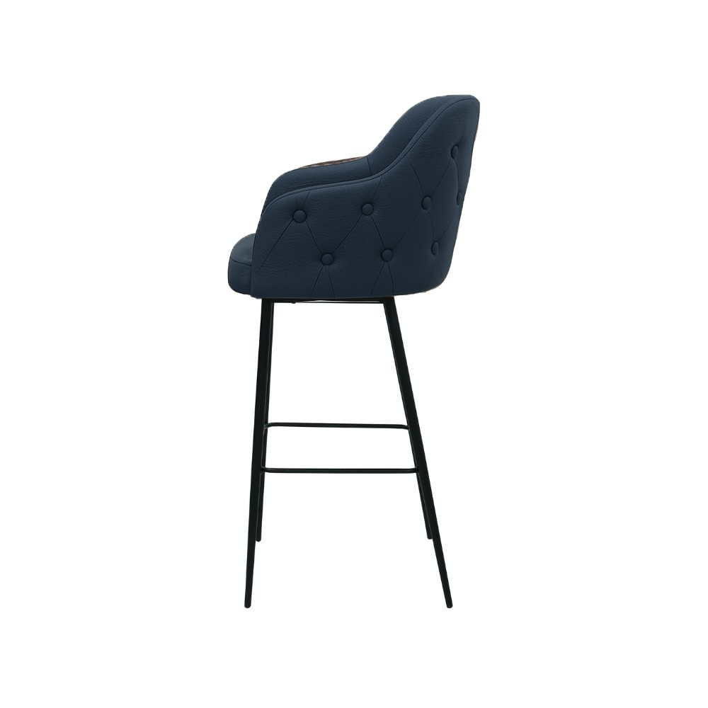Scaun bar piele ALBASTRA | model TEONA