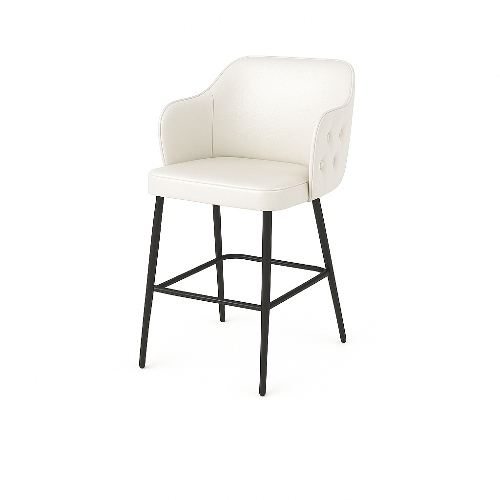 Scaun bar piele ALBASTRA | model TEONA