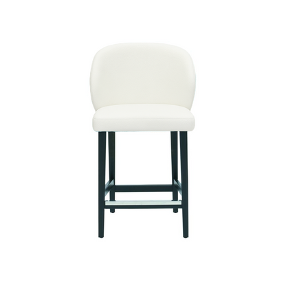 Scaun bar piele naturala GALBENA | model CAPRICE