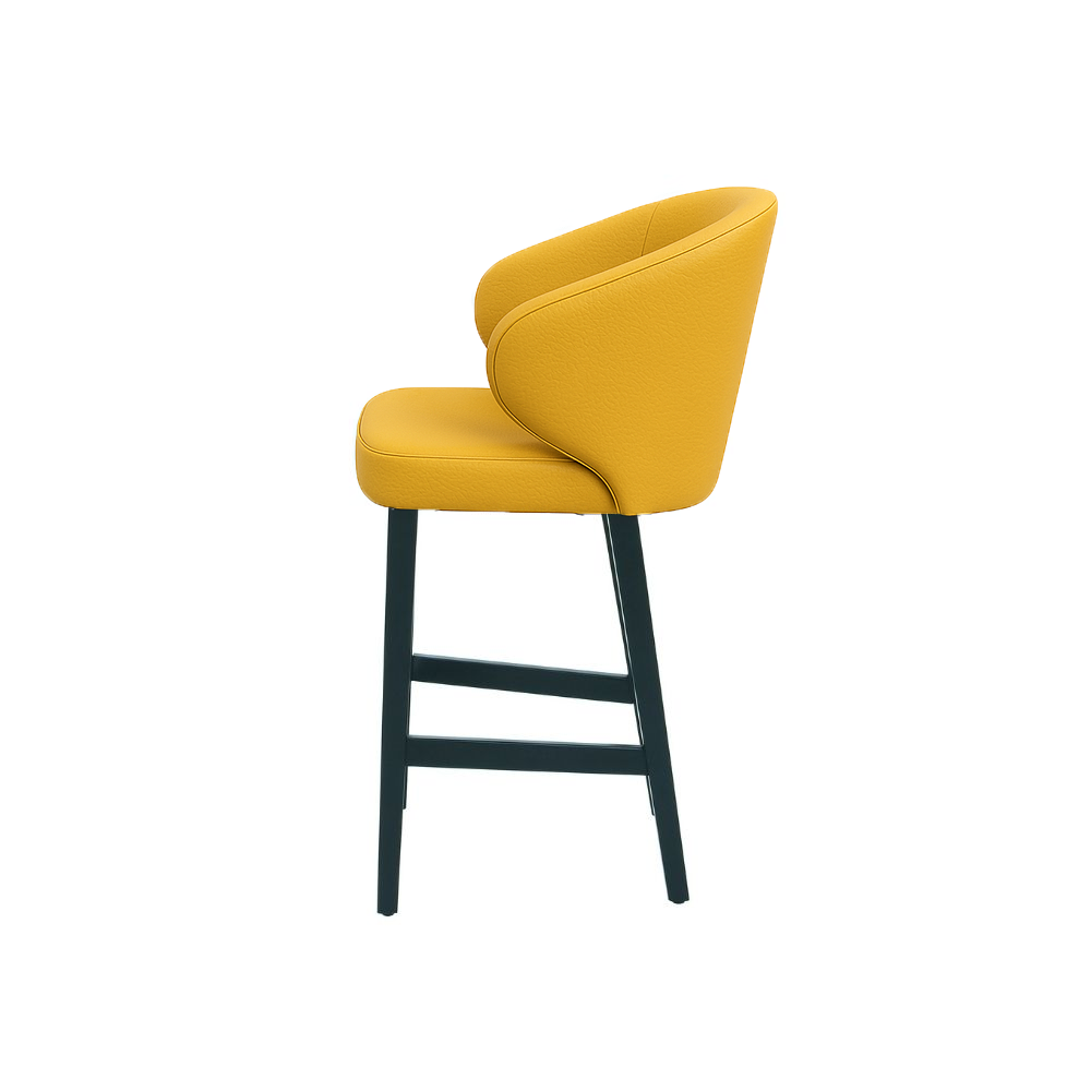 Scaun bar piele naturala ALBASTRA | model CAPRICE