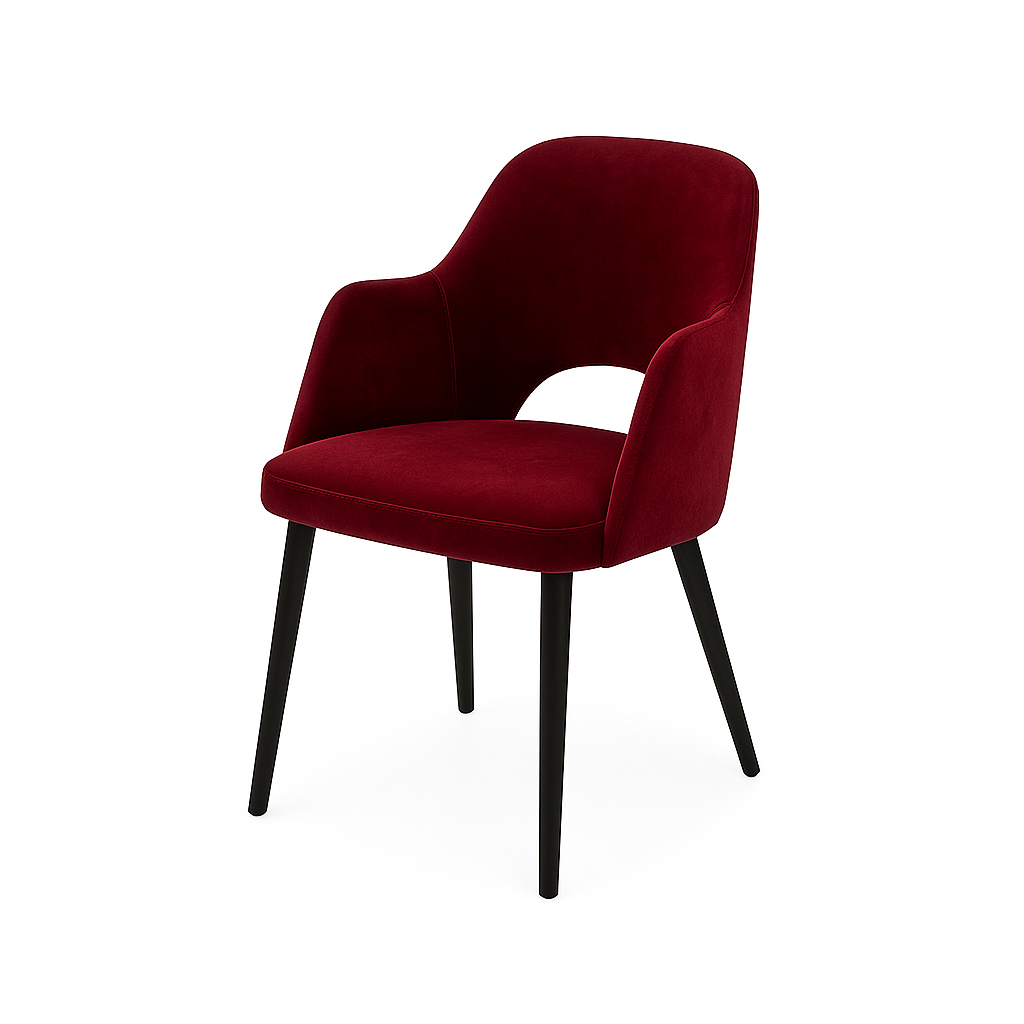 Scaun catifea ALBASTRA | model SUNIC