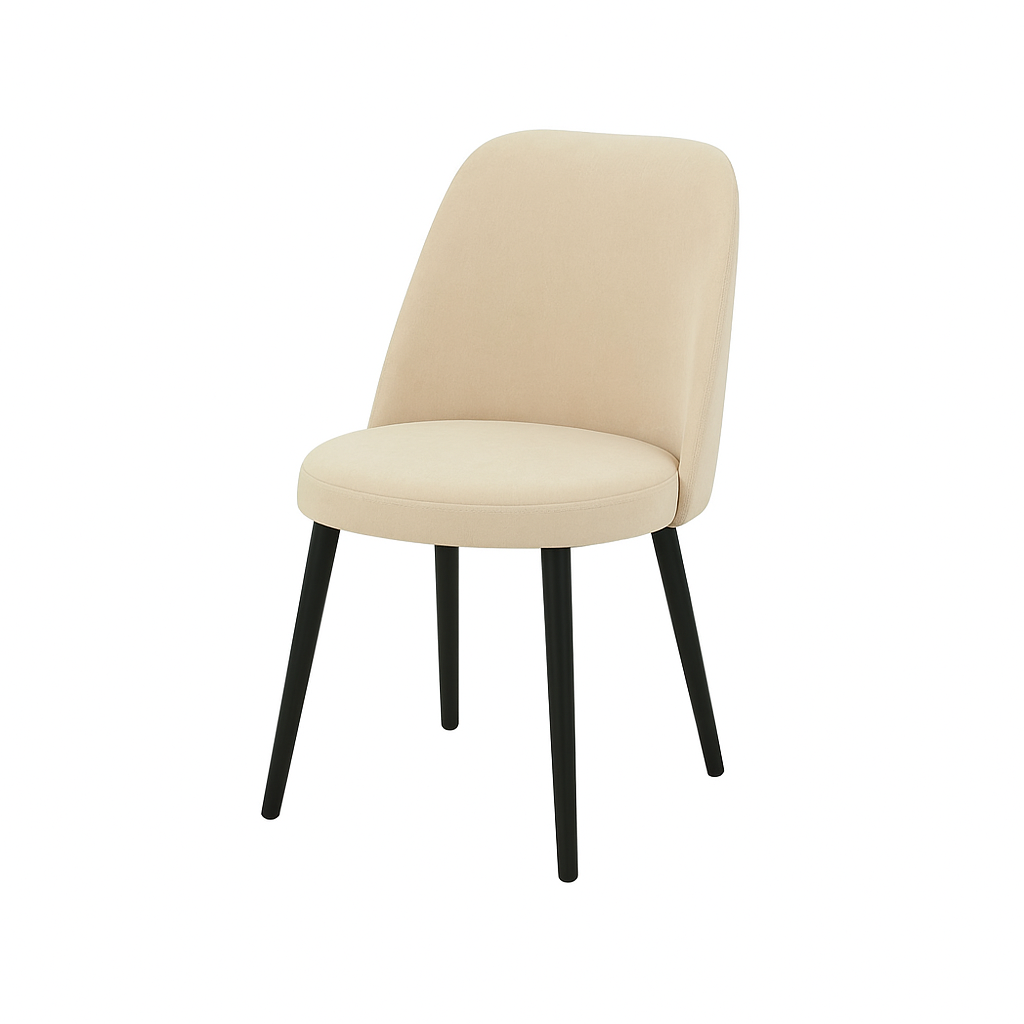 Scaun catifea GALBENA | model ELA