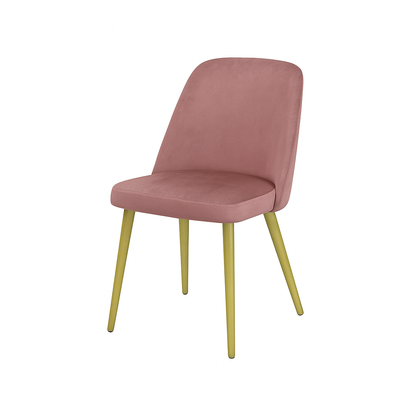 Scaun catifea GALBENA | model FOX