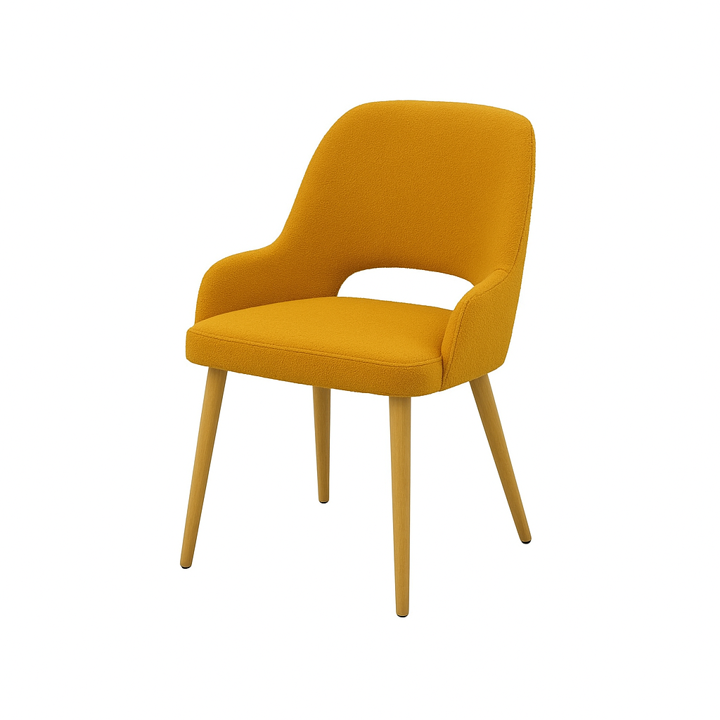 Scaun catifea ALBASTRA | model HUGO