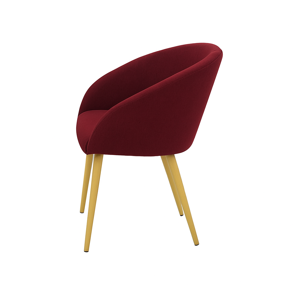 Scaun catifea GALBENA | model IBIS