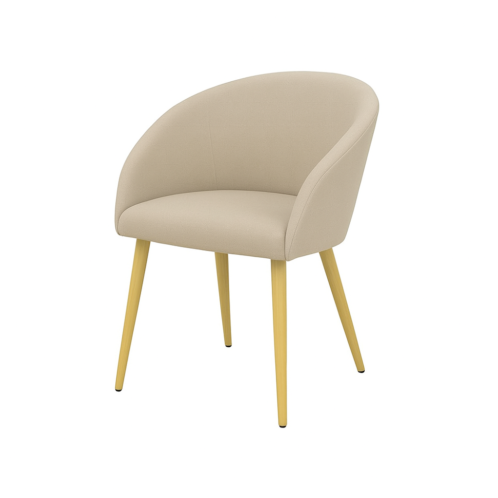 Scaun catifea GALBENA | model IBIS