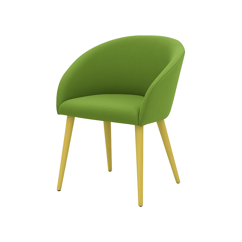 Scaun catifea GALBENA | model IBIS
