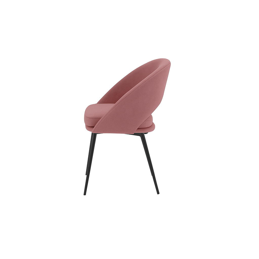 Scaun catifea ALBASTRA | model LAVA
