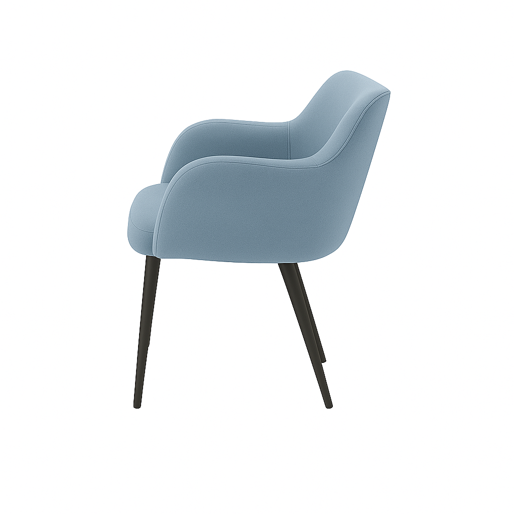 Scaun catifea GALBENA | model PERDIX