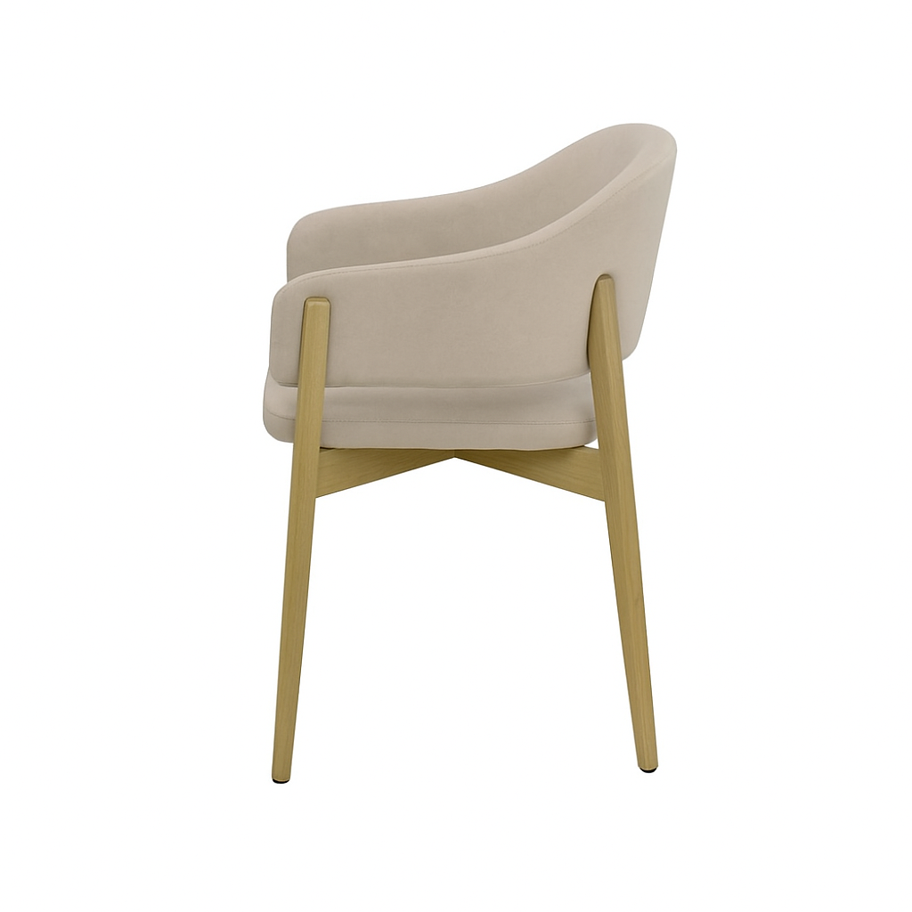 Scaun catifea ALBASTRA | model ALMA