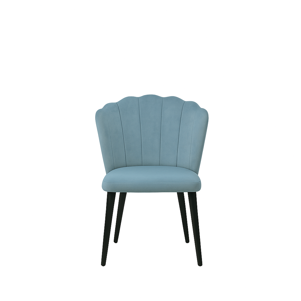 Scaun catifea ALBASTRA | model ARIA