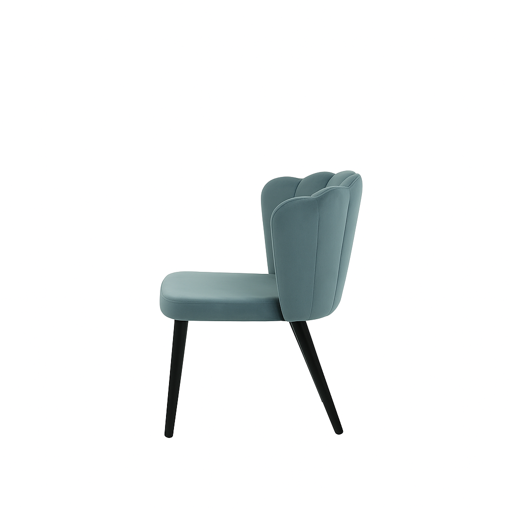 Scaun catifea ALBASTRA | model ARIA