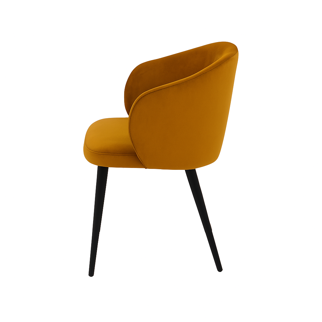 Scaun catifea ROZ | model CAPRISO