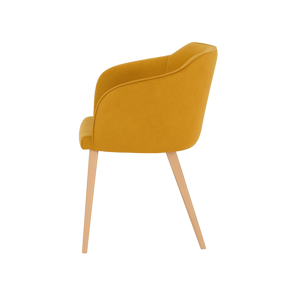 Scaun catifea ALBASTRA | model CROCO